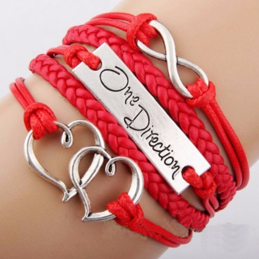 Last One! Red One Direction Bracelet